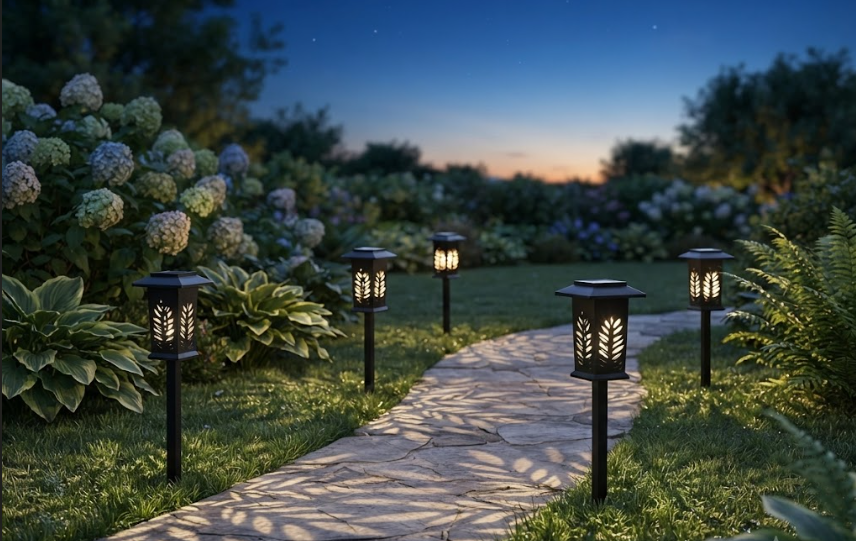 Lampe solaire pour pelouse